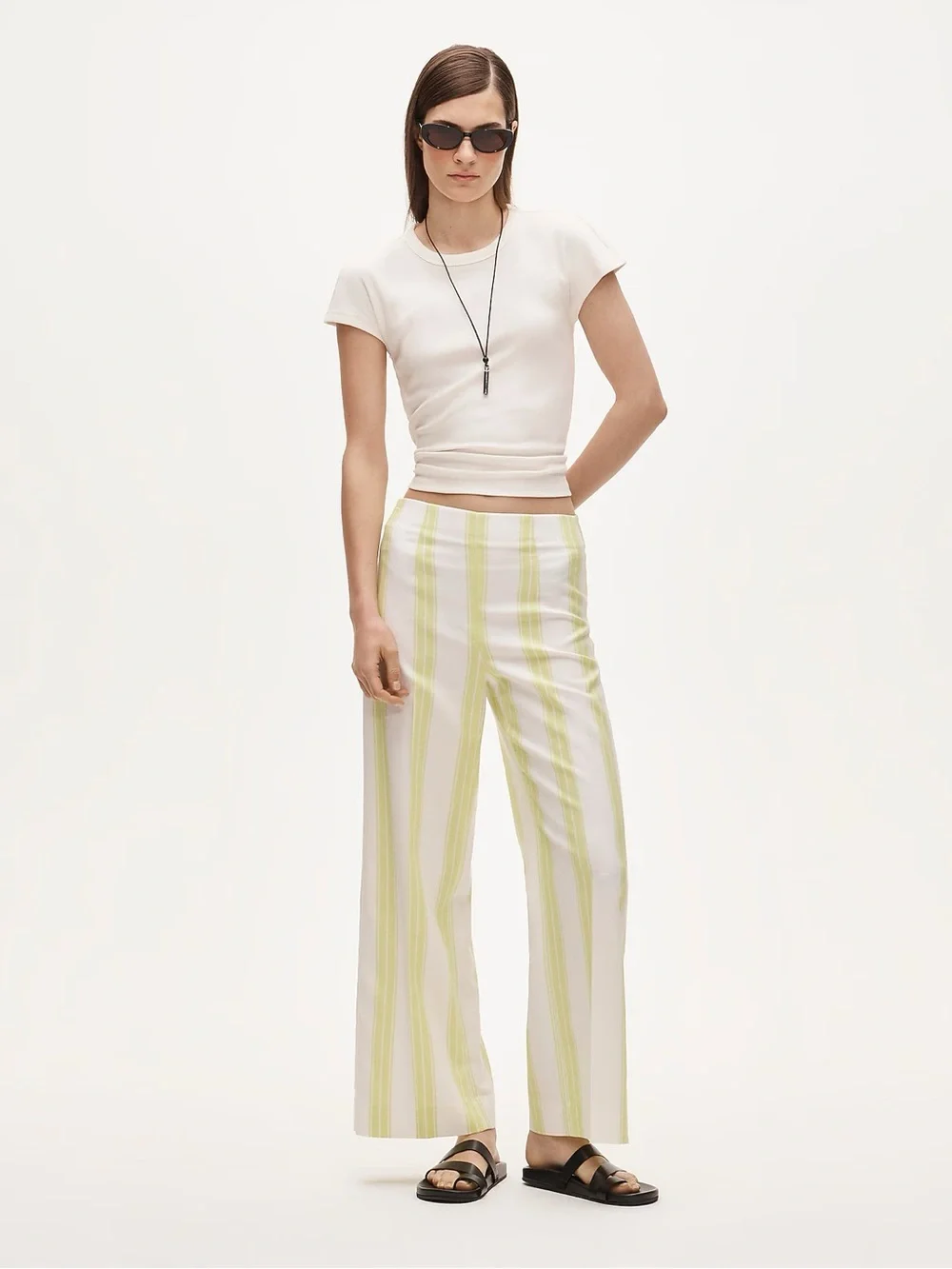 J.Crew ‘Rory’ Pant in Stripe SZ 0